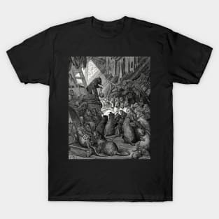 The Council of the Rats - Gustave Dore T-Shirt